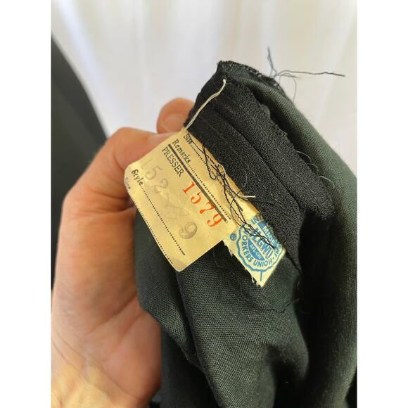 1950s Audrey Hepburn Style Little Black Cocktail Dress – Size 2 - Picture 8 of 16